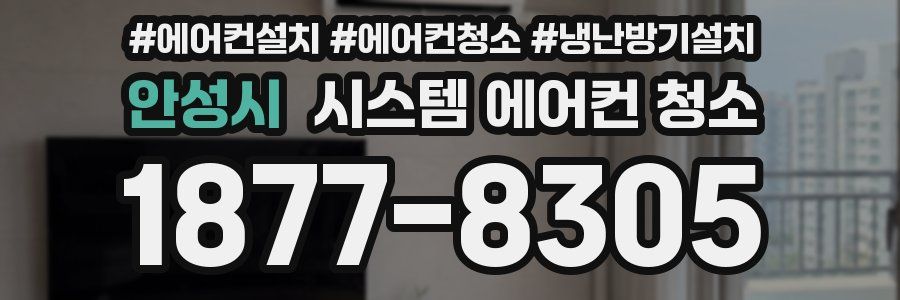 안성시 시스템 에어컨 청소