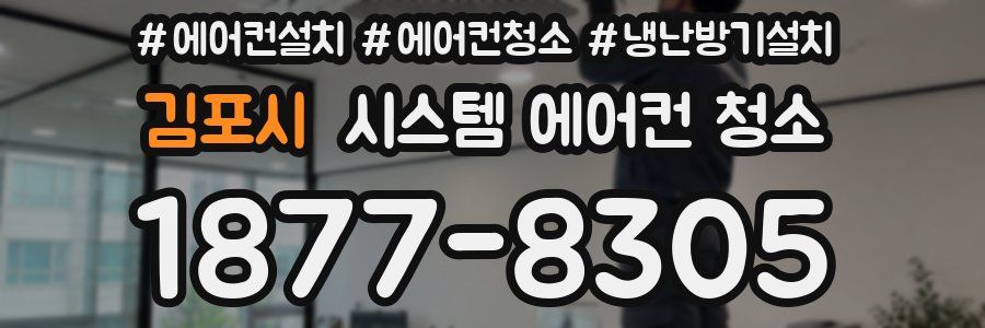 김포시 시스템 에어컨 청소