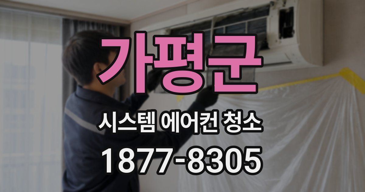 가평군 시스템 에어컨 청소