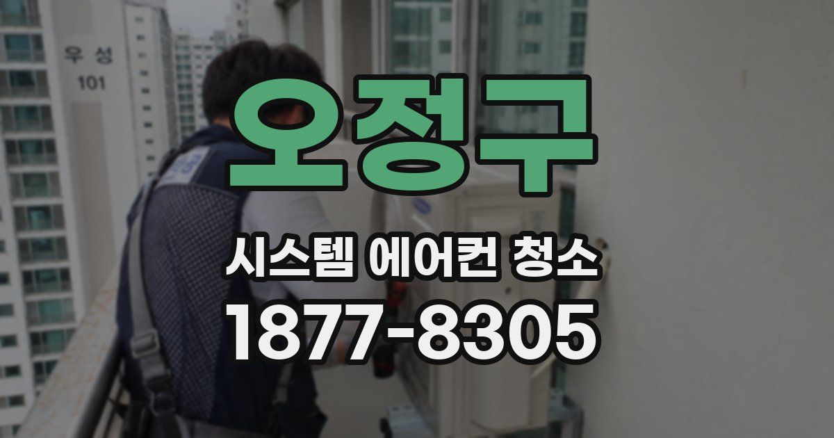 오정구 시스템 에어컨 청소