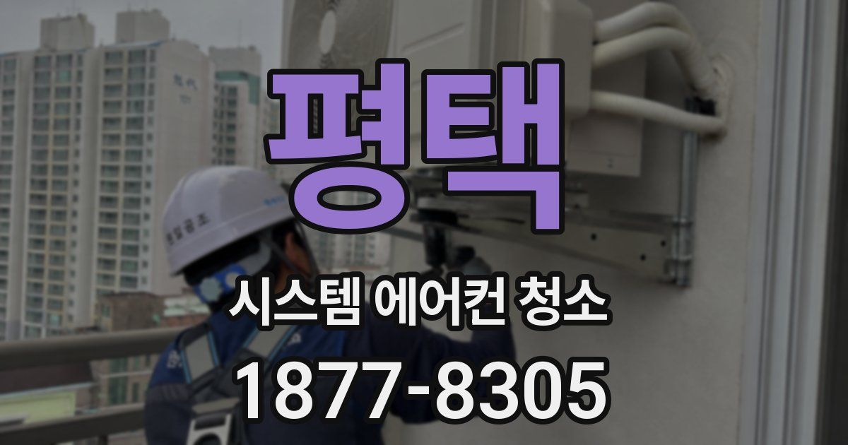 평택 시스템 에어컨 청소
