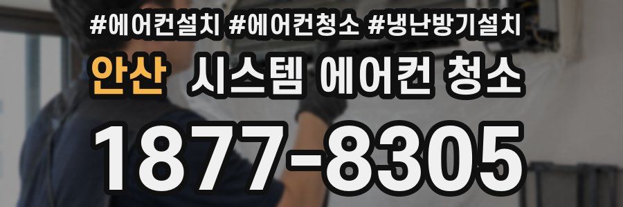 안산 시스템 에어컨 청소