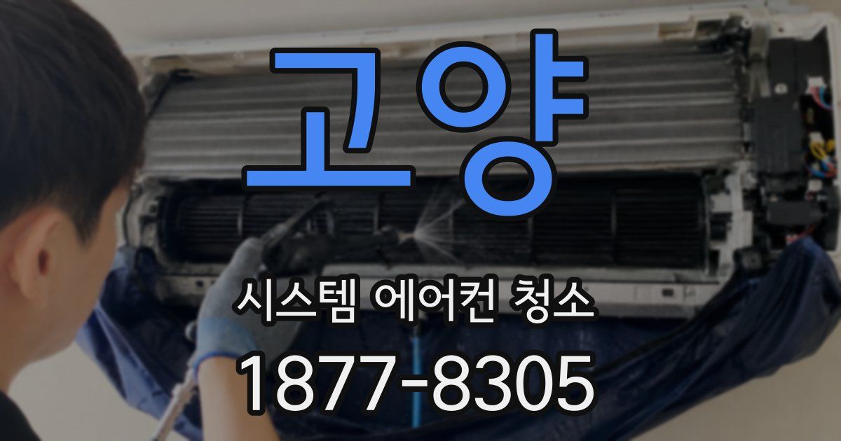 고양 시스템 에어컨 청소