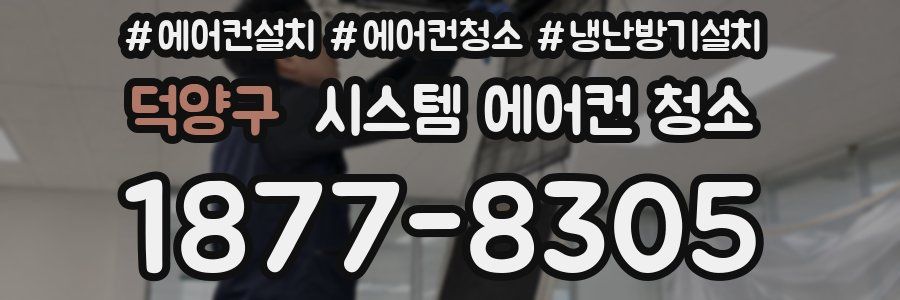 덕양구 시스템 에어컨 청소