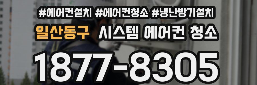 일산동구 시스템 에어컨 청소