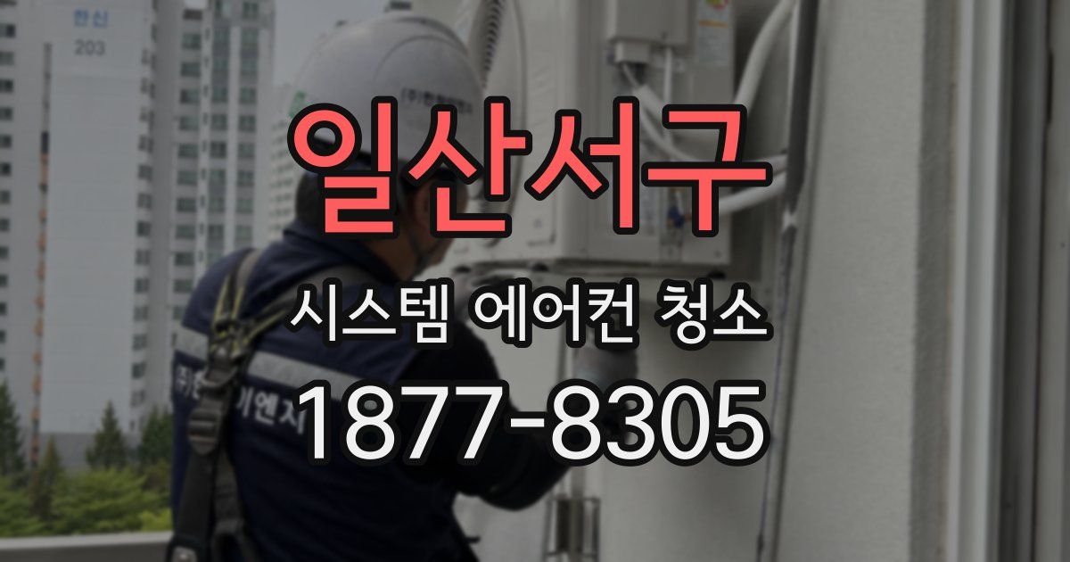 일산서구 시스템 에어컨 청소