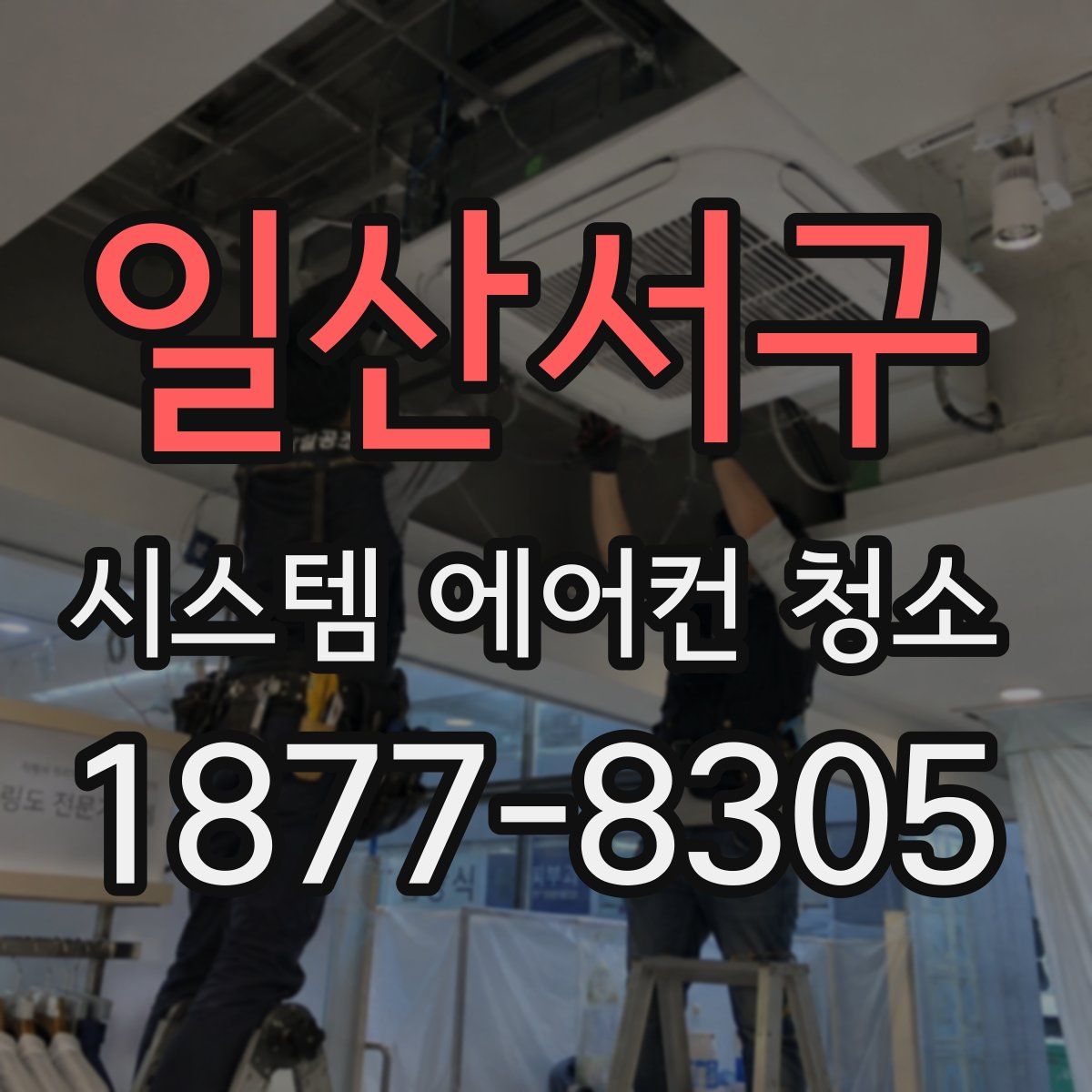 일산서구 시스템 에어컨 청소