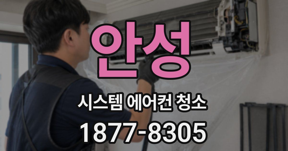 안성 시스템 에어컨 청소