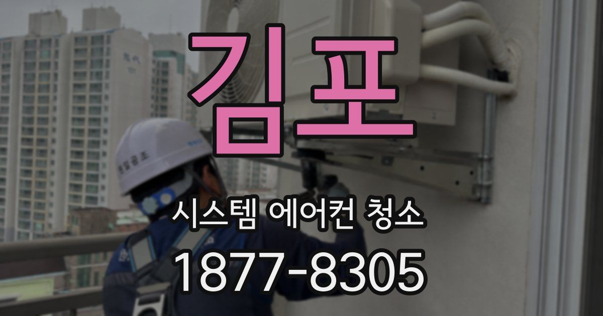 김포 시스템 에어컨 청소
