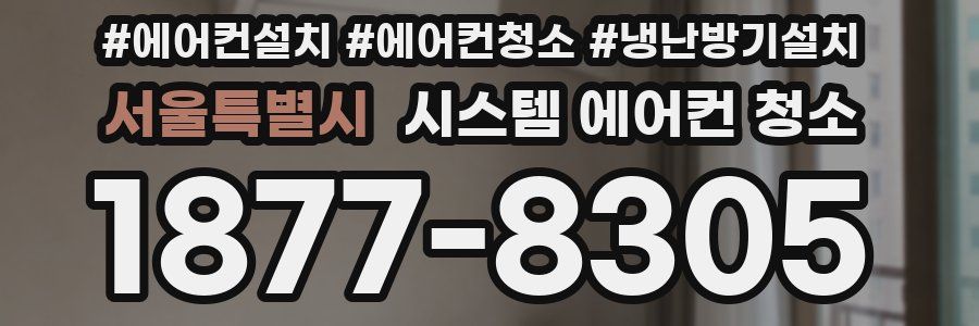 서울특별시 시스템 에어컨 청소