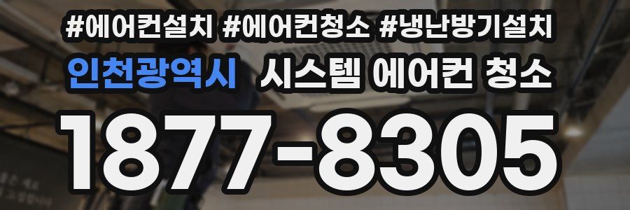 인천광역시 시스템 에어컨 청소