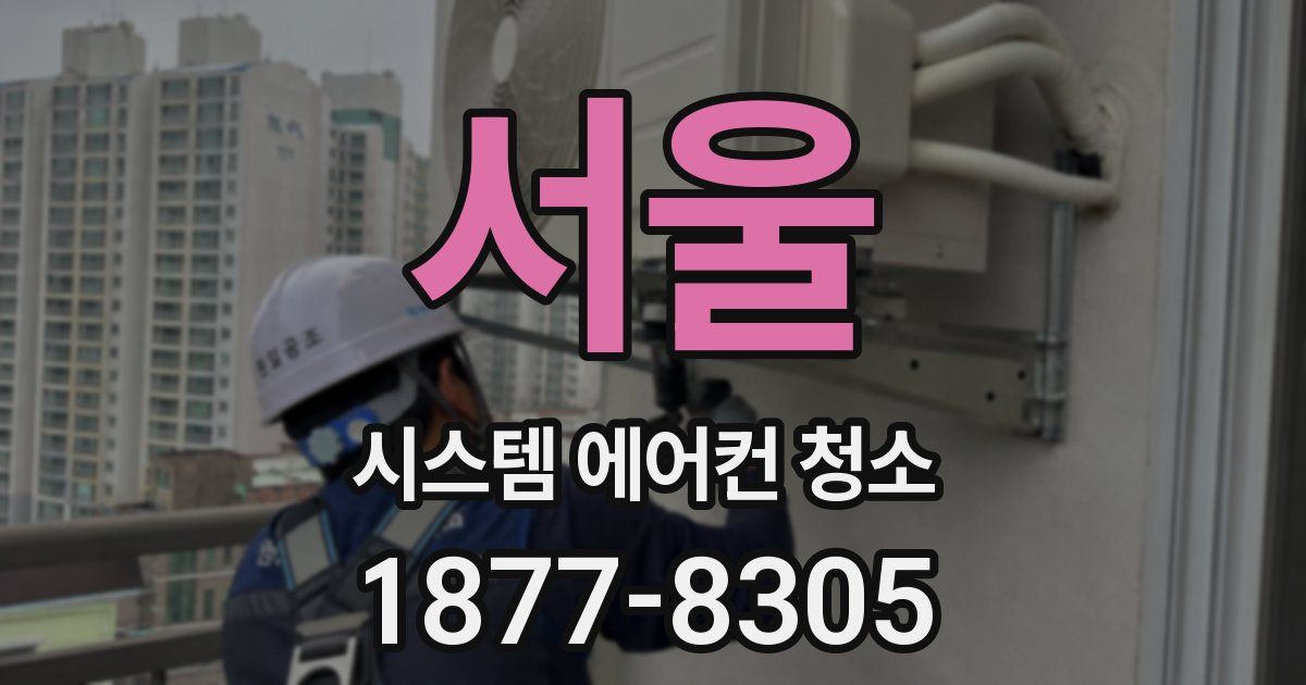 서울 시스템 에어컨 청소