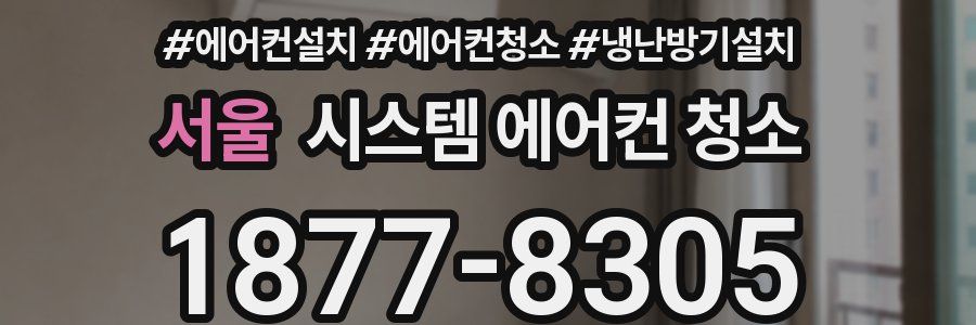 서울 시스템 에어컨 청소
