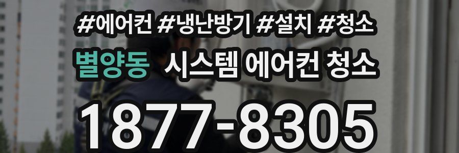 별양동 시스템 에어컨 청소