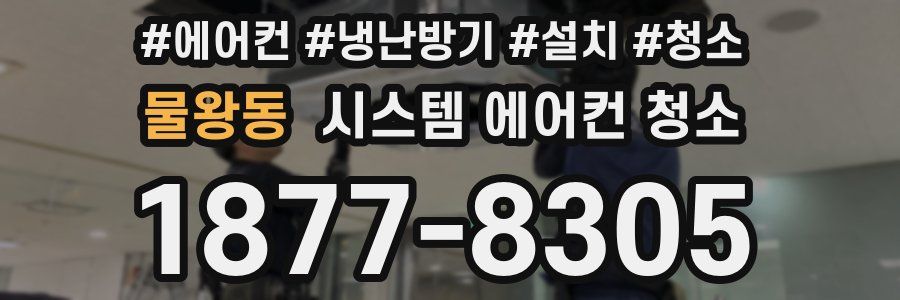 물왕동 시스템 에어컨 청소