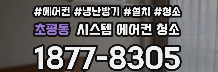 초평동 시스템 에어컨 청소