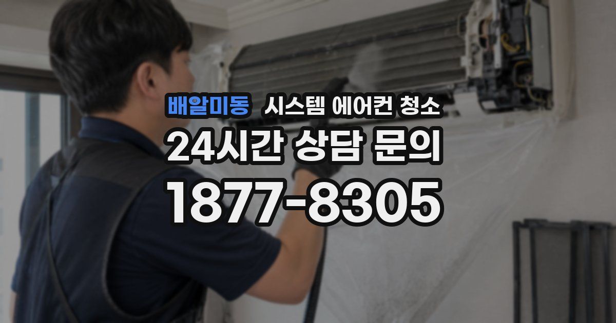 배알미동 시스템 에어컨 청소
