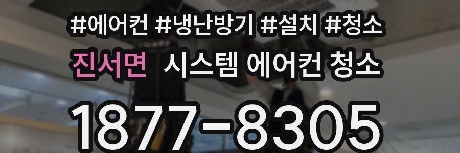 진서면 시스템 에어컨 청소