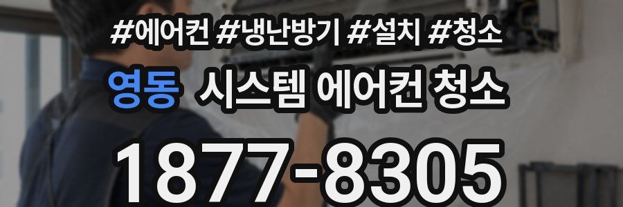 영동 시스템 에어컨 청소