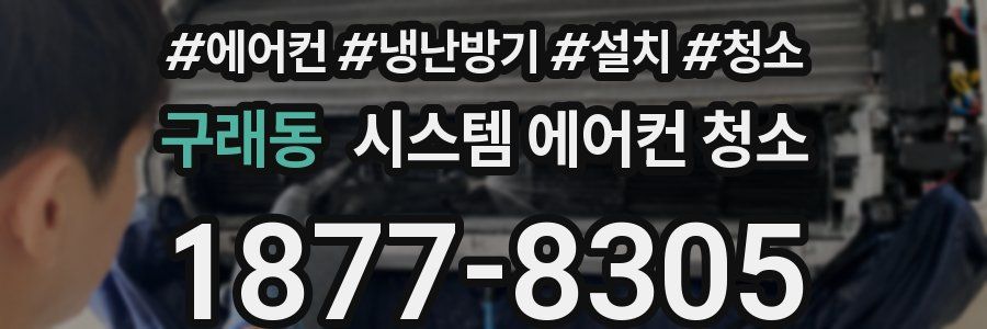 구래동 시스템 에어컨 청소
