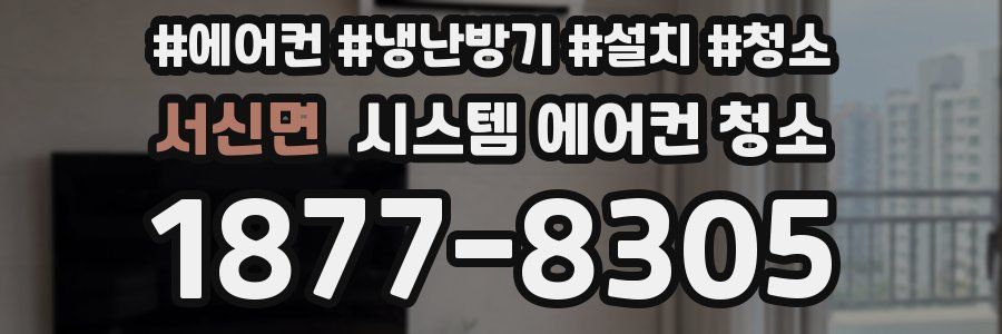 서신면 시스템 에어컨 청소