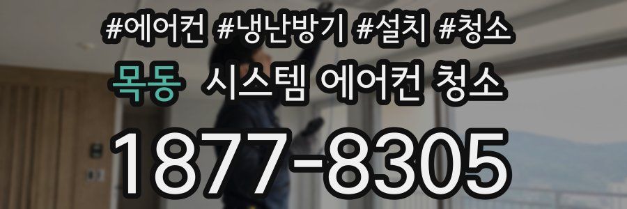 목동 시스템 에어컨 청소