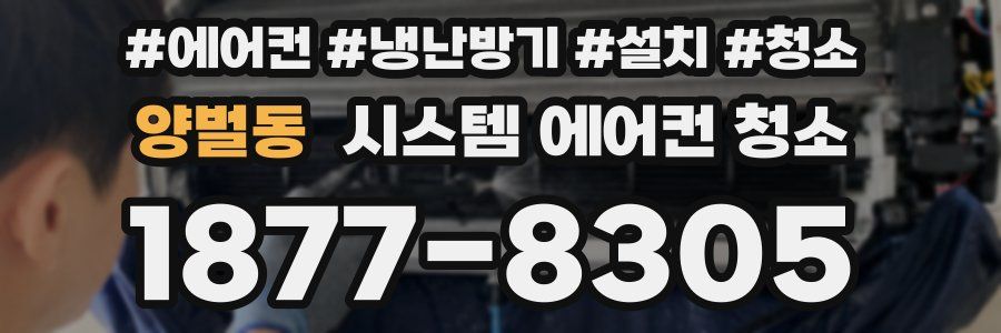양벌동 시스템 에어컨 청소