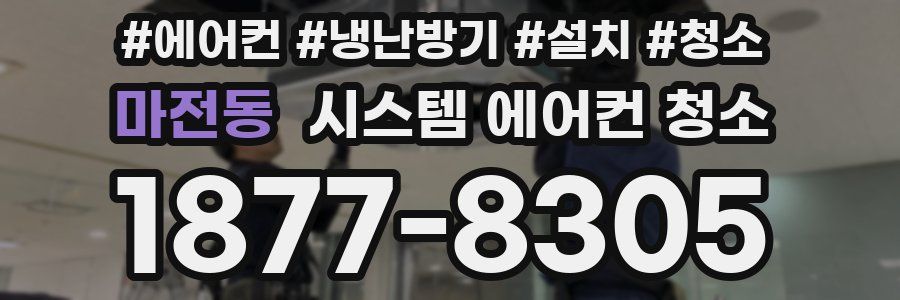 마전동 시스템 에어컨 청소
