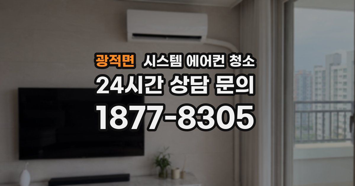 광적면 시스템 에어컨 청소