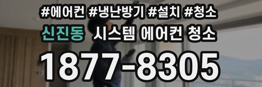 신진동 시스템 에어컨 청소