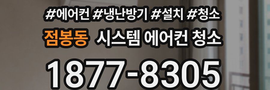 점봉동 시스템 에어컨 청소