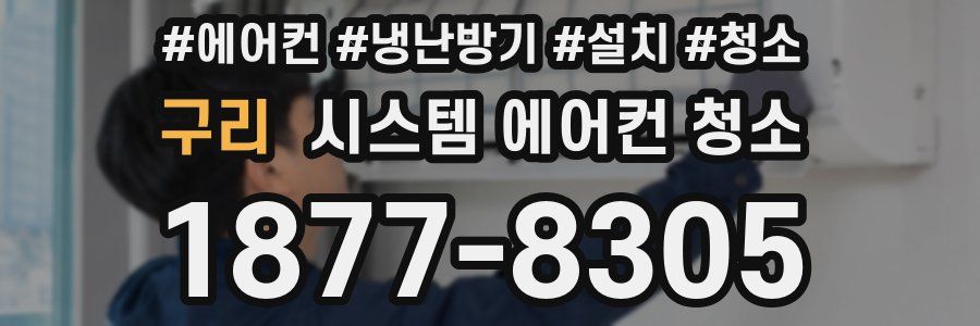 구리 시스템 에어컨 청소