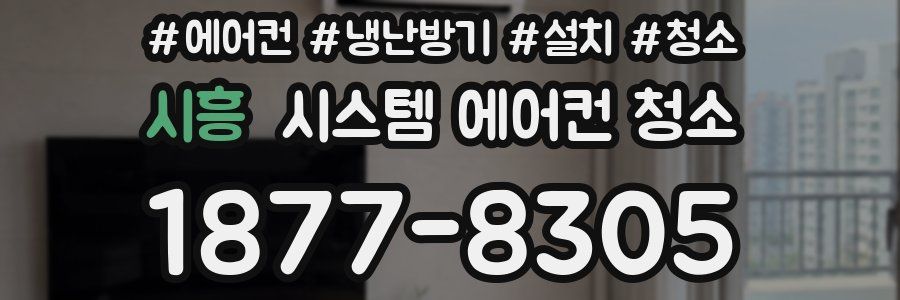 시흥 시스템 에어컨 청소