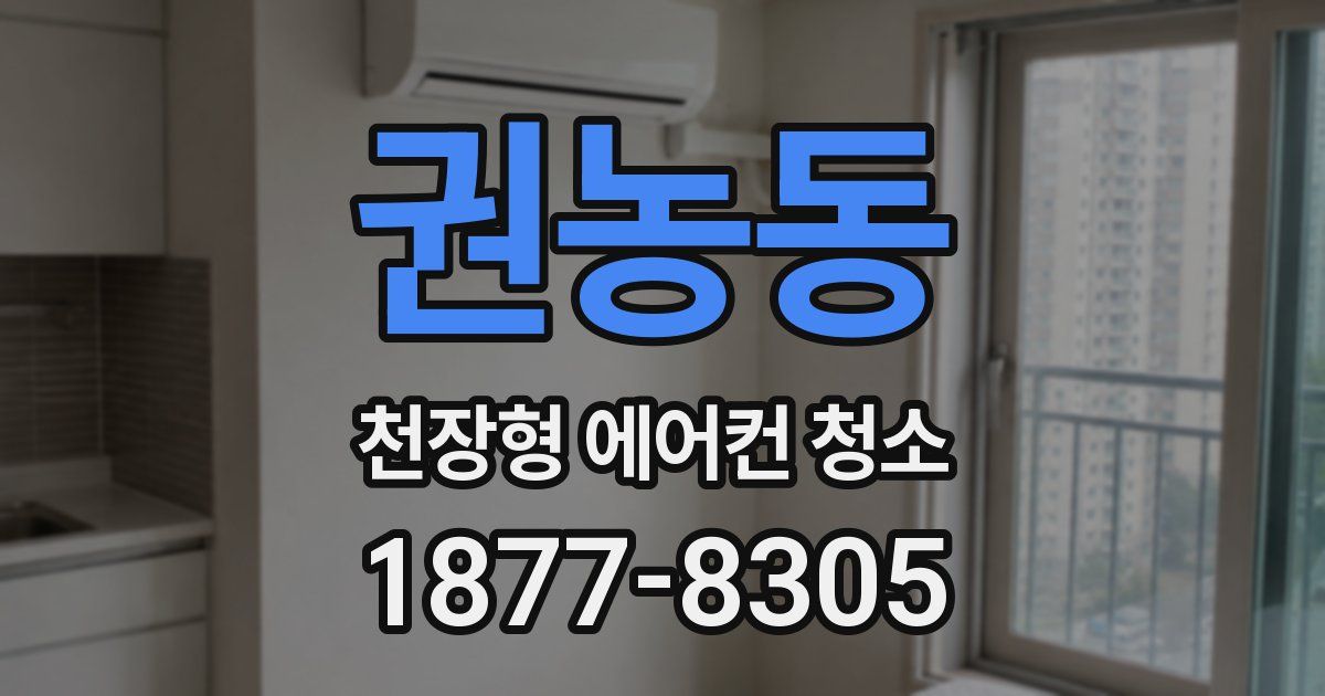 권농동 천장형 에어컨 청소
