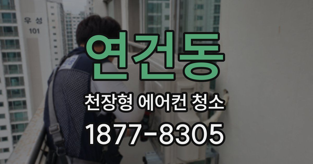 연건동 천장형 에어컨 청소