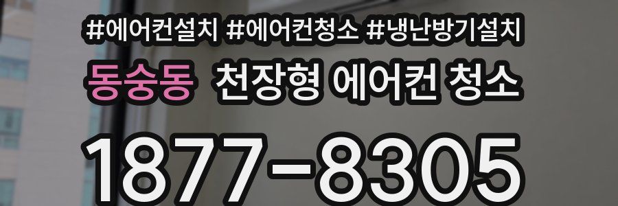 동숭동 천장형 에어컨 청소