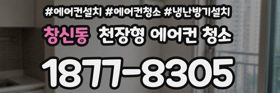 창신동 천장형 에어컨 청소
