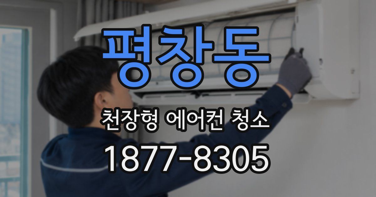평창동 천장형 에어컨 청소
