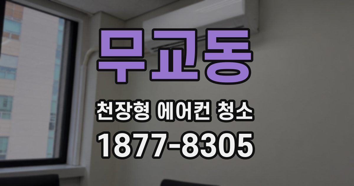 무교동 천장형 에어컨 청소
