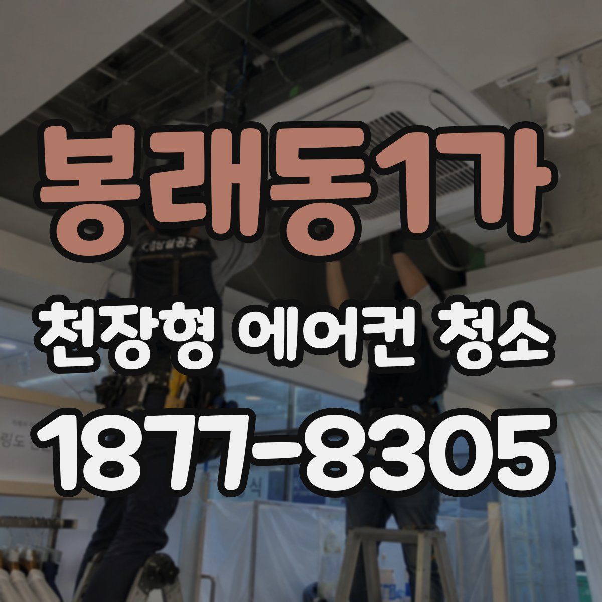 봉래동1가 천장형 에어컨 청소