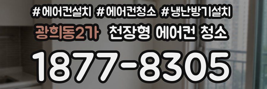 광희동2가 천장형 에어컨 청소