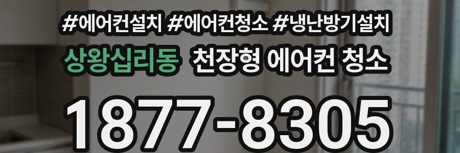 상왕십리동 천장형 에어컨 청소
