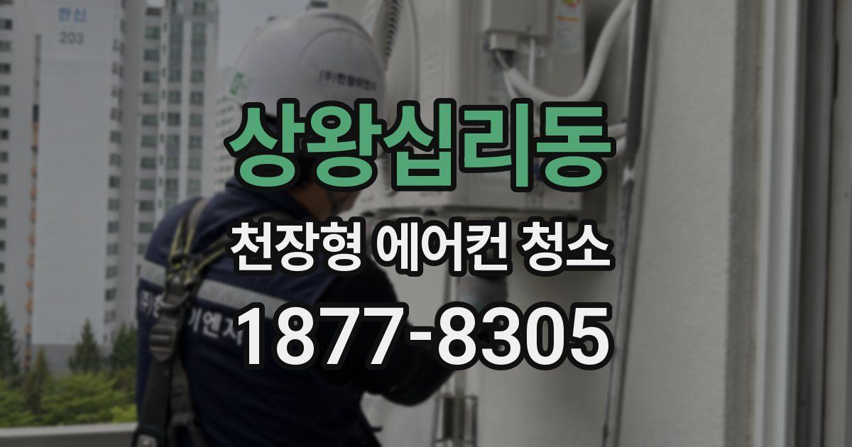 상왕십리동 천장형 에어컨 청소