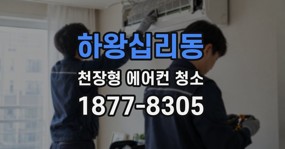 하왕십리동 천장형 에어컨 청소