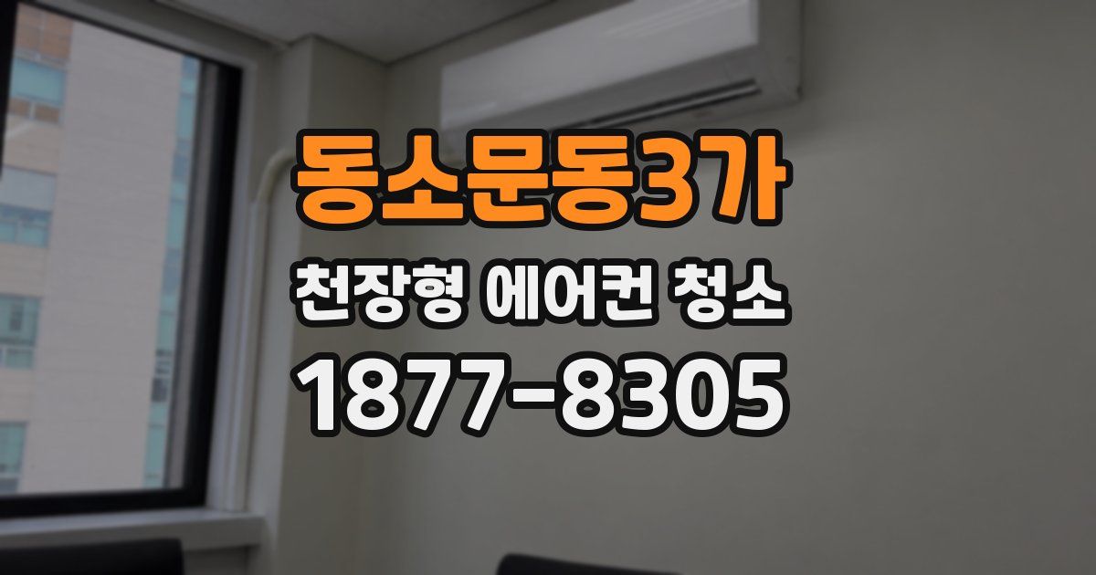 동소문동3가 천장형 에어컨 청소