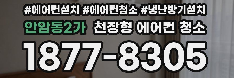 안암동2가 천장형 에어컨 청소