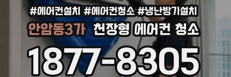 안암동3가 천장형 에어컨 청소