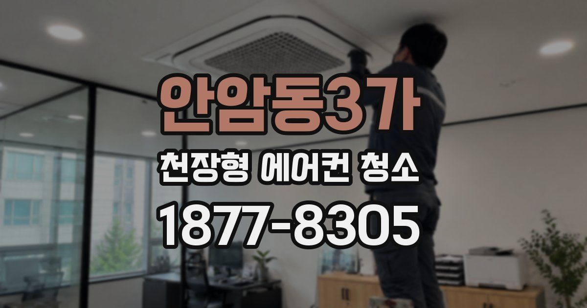 안암동3가 천장형 에어컨 청소