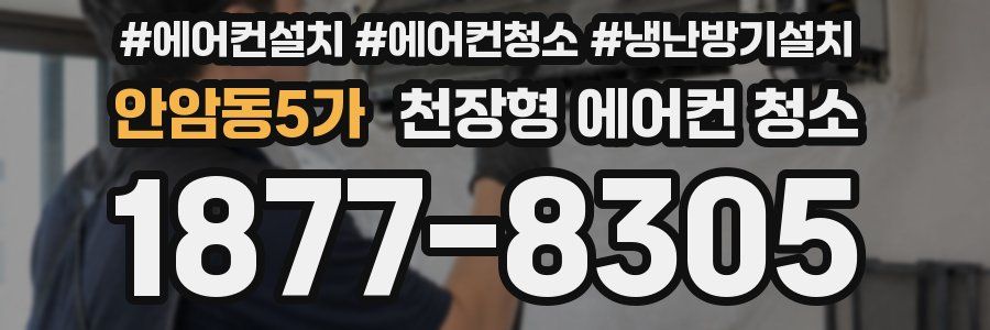 안암동5가 천장형 에어컨 청소