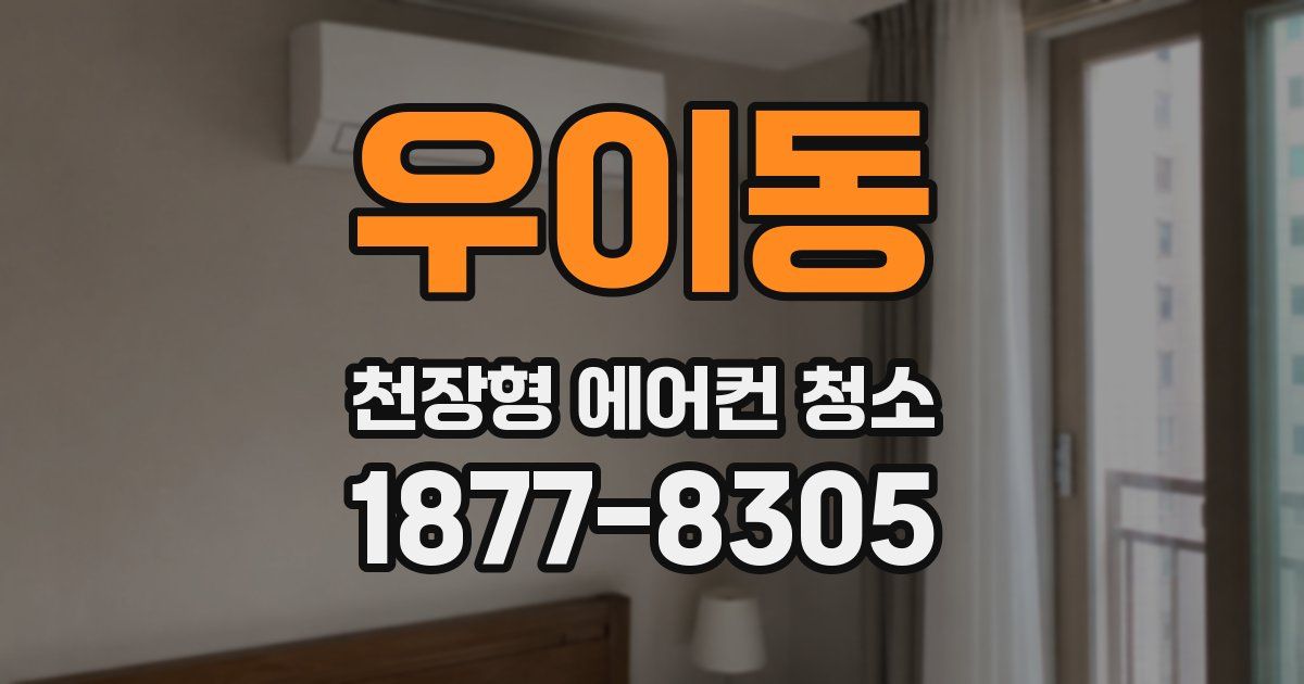 우이동 천장형 에어컨 청소